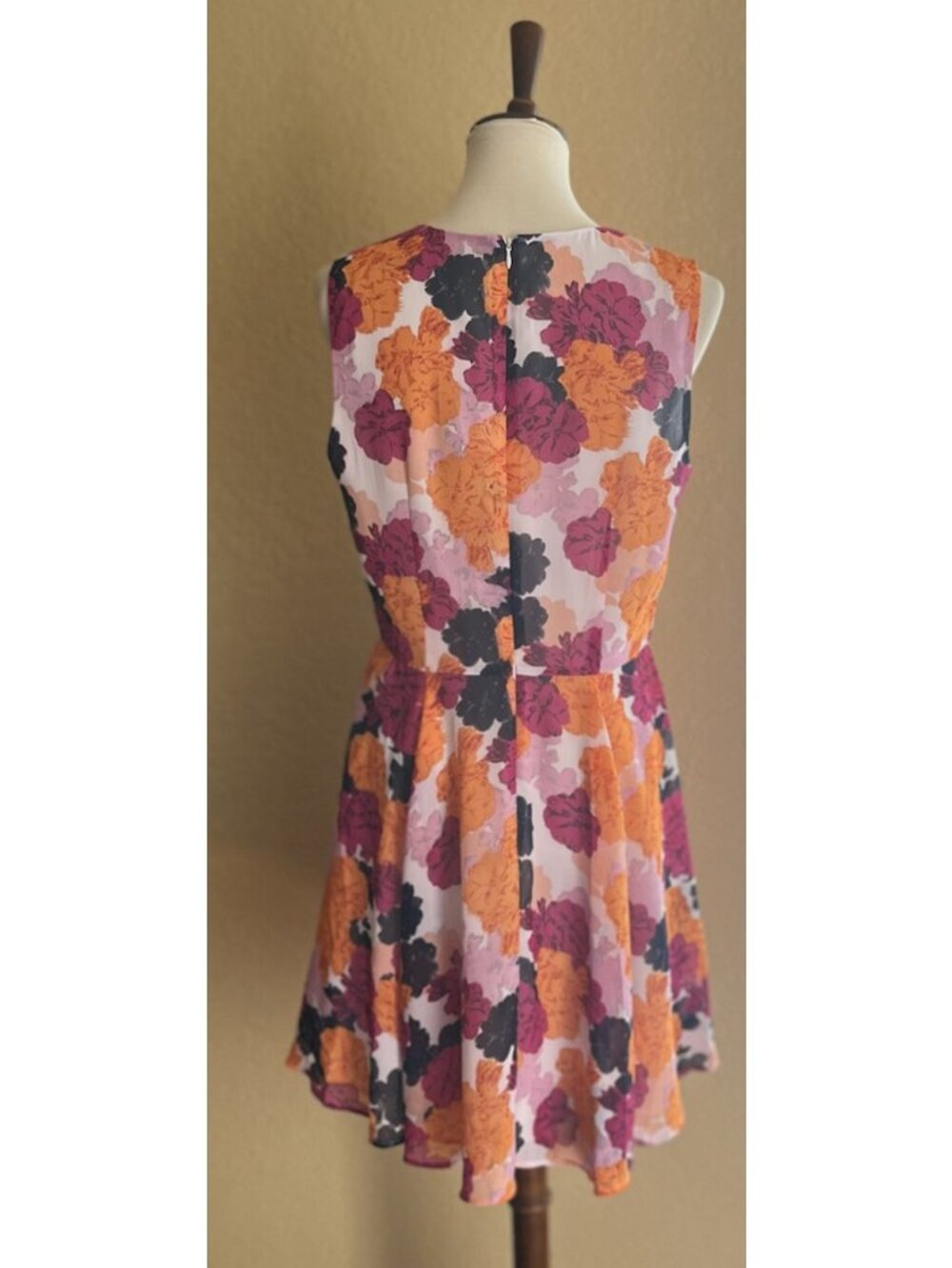 Maison Jules Fit & Flare Cocktail Dress Large Sleeveless - Picture 2 of 12